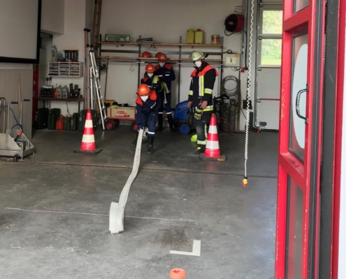 Übungen der Jugendfeuerwehr Weißensberg